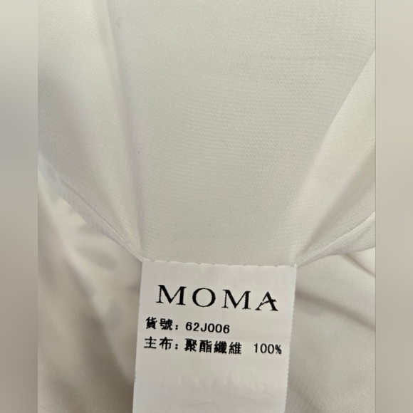 MOMA White Floral Lace lightweight Bomber Jacket. Size 40/ Medium - Picture 11 of 13